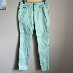 Life in Progress Peppermint‎ Green Denim Women's Straight Leg Jeans Size 26